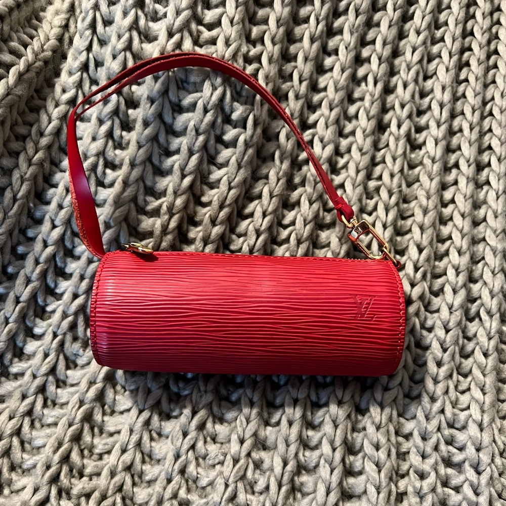 Louis Vuitton Mini red epi Papillion